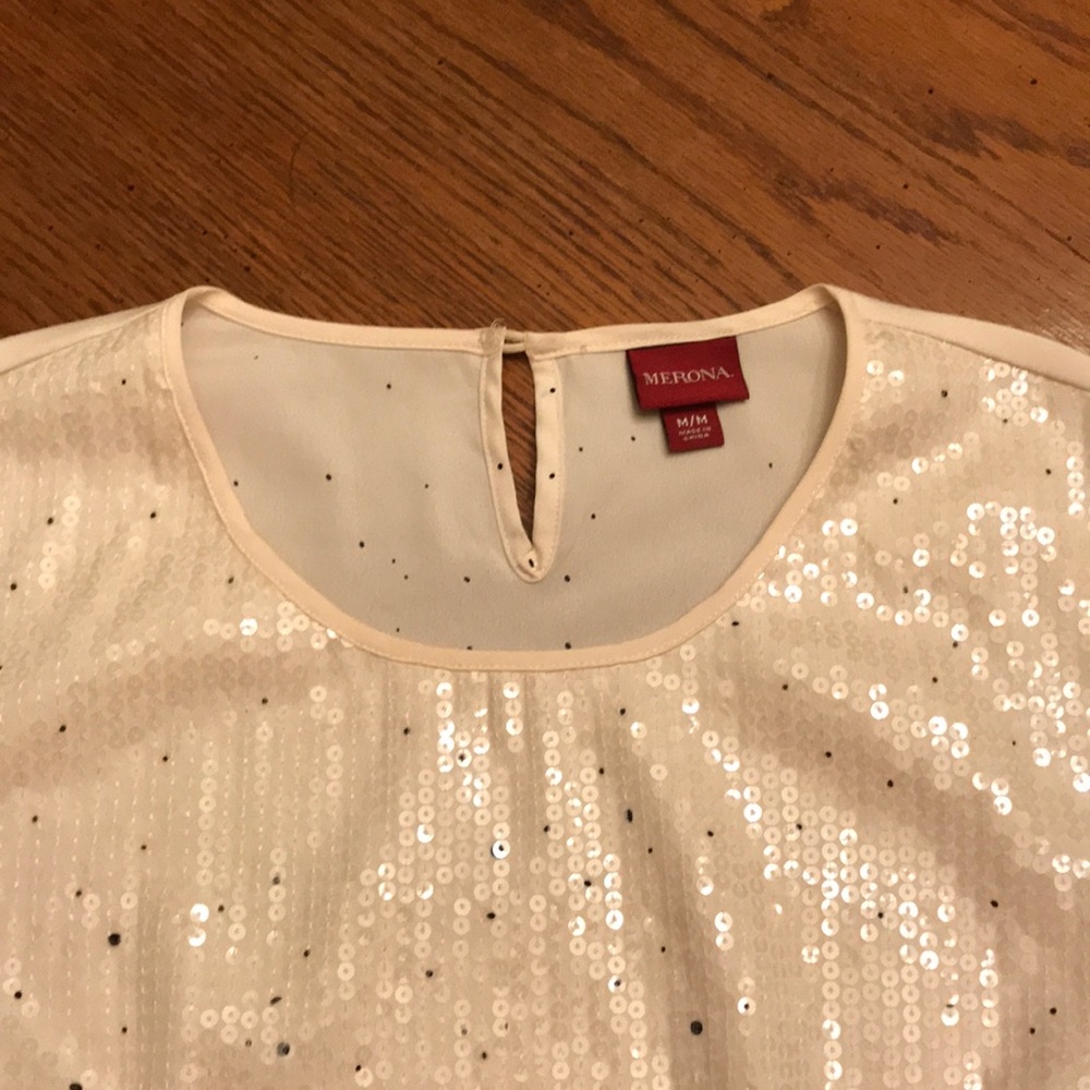 Sequin Polka Dot Blouse by Merona